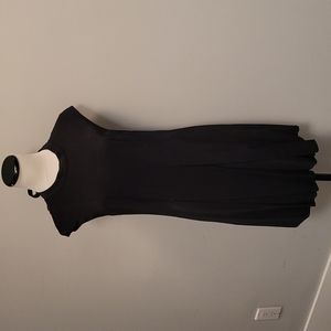 Cynthia Steffe black pleated dress XS